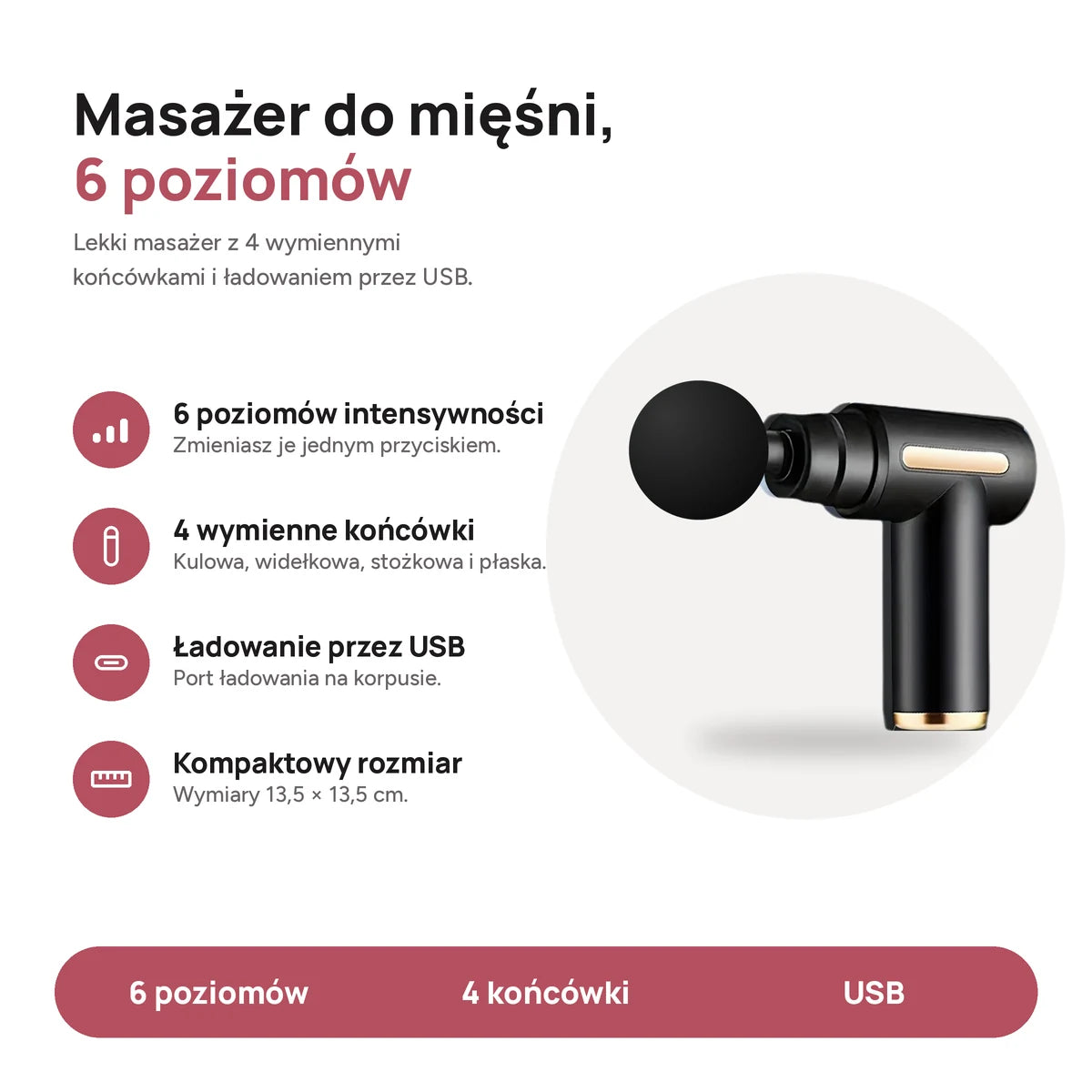 Masażer do mięśni: najważniejsze cechy