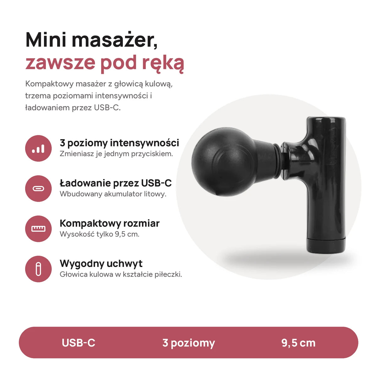 Mini masażer: najważniejsze cechy